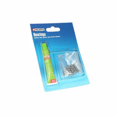 Weldtite Billes Jeu De Direction 5/32" Avec Tube De Graisse 1 Weldtite Billes Jeu De Direction 5/32" Avec Tube De Graisse