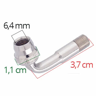 Brandless Coude Pour Valve Schrader 2 Brandless Coude Pour Valve Schrader – Image 2