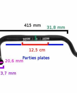 Guidon Corne De Vache Plat Pour Vélo Fixie Et Singlespeed Satori 9 Guidon Corne De Vache Plat Pour Vélo Fixie Et Singlespeed Satori -Montage & réparation du pneu Boutique guidon corne de vache plat pour velo fixie et singlespeed satori full 5