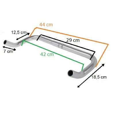 Messingschlager Guidon Vélo Corne De Vache 3 Messingschlager Guidon Vélo Corne De Vache – Image 3