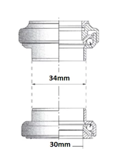 Point Jeu De Direction Aheadset 1 1/8 Diamètre 28,6 Mm -Montage & réparation du pneu Boutique jeu de direction aheadset 1 1 8 diametre 28 6 mm full 4