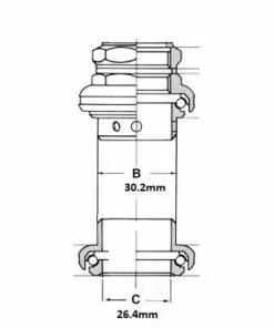 Jeu De Direction Chromé Tange 1 Pouce -Montage & réparation du pneu Boutique jeu de direction chrome tange 1 pouce full 3