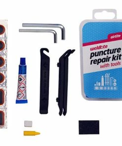 Weldtite Kit De Réparation Pour Crevaison Pneu Vélo Avec Multi-outils
