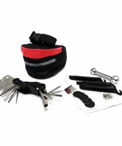 Maxxus Kit Réparation Chambre Air Et Outils Vélo Dans Sacoche De Selle