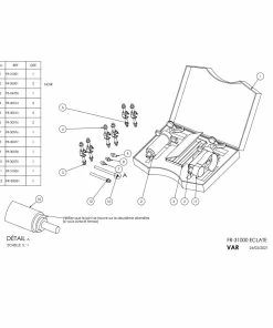 Kit De Purge Pour Freins Hydrauliques Liquide DOT/Minéral VAR 5 Kit De Purge Pour Freins Hydrauliques Liquide DOT/Minéral VAR -Montage & réparation du pneu Boutique lecyclo Kit de purge de frein a disque vue eclatee