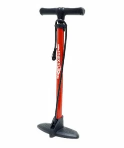 Maxxus Pompe à Pied En Aluminium Rouge Multi Valves