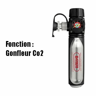 Barbieri Pompe Vélo Double Gonflage : CO2 Et Manuelle Avec Manomètre 3 Barbieri Pompe Vélo Double Gonflage : CO2 Et Manuelle Avec Manomètre – Image 3
