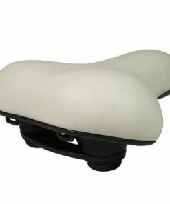 Selle Vélo Confortable Blanche - Dutch Perfect
