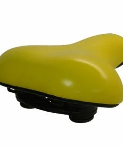 Selle Vélo Confortable Jaune - Dutch Perfect