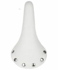 Endzone Selle Vélo Vintage Blanche Imitation Cuir Avec Rivets 6 Endzone Selle Vélo Vintage Blanche Imitation Cuir Avec Rivets -Montage & réparation du pneu Boutique selle velo vintage blanche imitation cuir avec rivets full 3