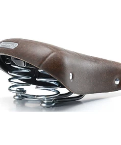 Selle Vélo Vintage Marron Avec Gel Ondina - Selle Royal -Montage & réparation du pneu Boutique selle velo vintage marron avec gel ondina selle royal full 4