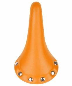 Endzone Selle Vélo Vintage Orange Imitation Cuir Avec Rivets -Montage & réparation du pneu Boutique selle velo vintage orange imitation cuir avec rivets full 3